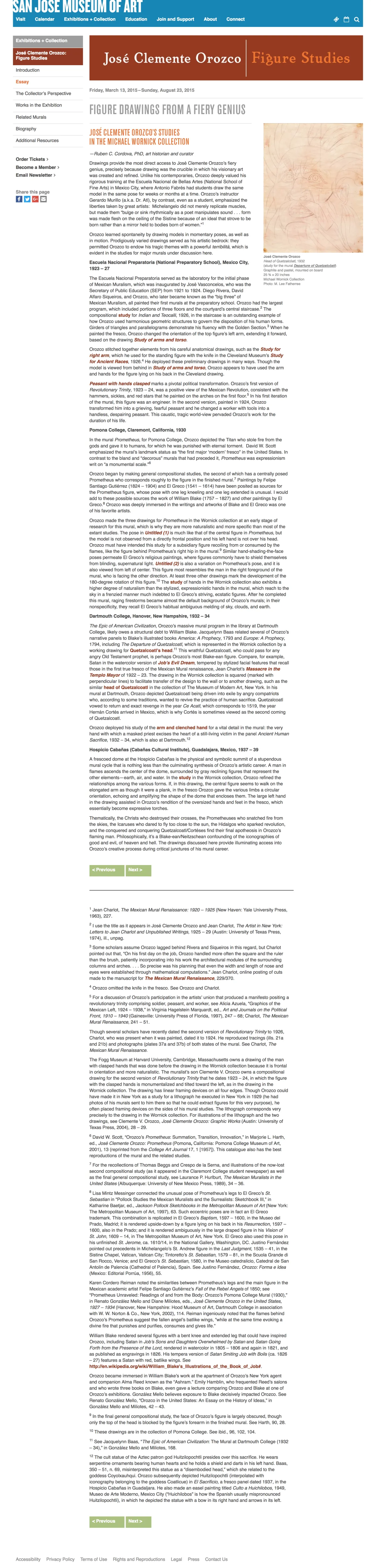 San Jose Museum of Art exhibition page