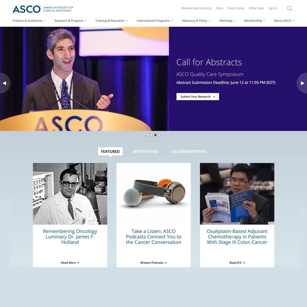 ASCO home page